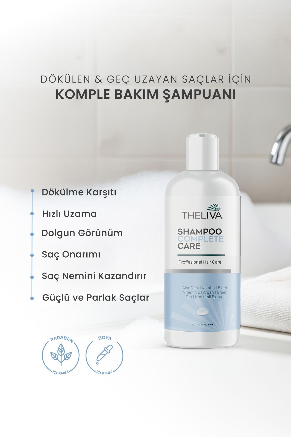 Saç Uzatma Dökülmesine Karşıtı Keratin Saç Bakımı Hızlı Saç Uzatma & Dökülme Karşıtı Kepek Önleyici