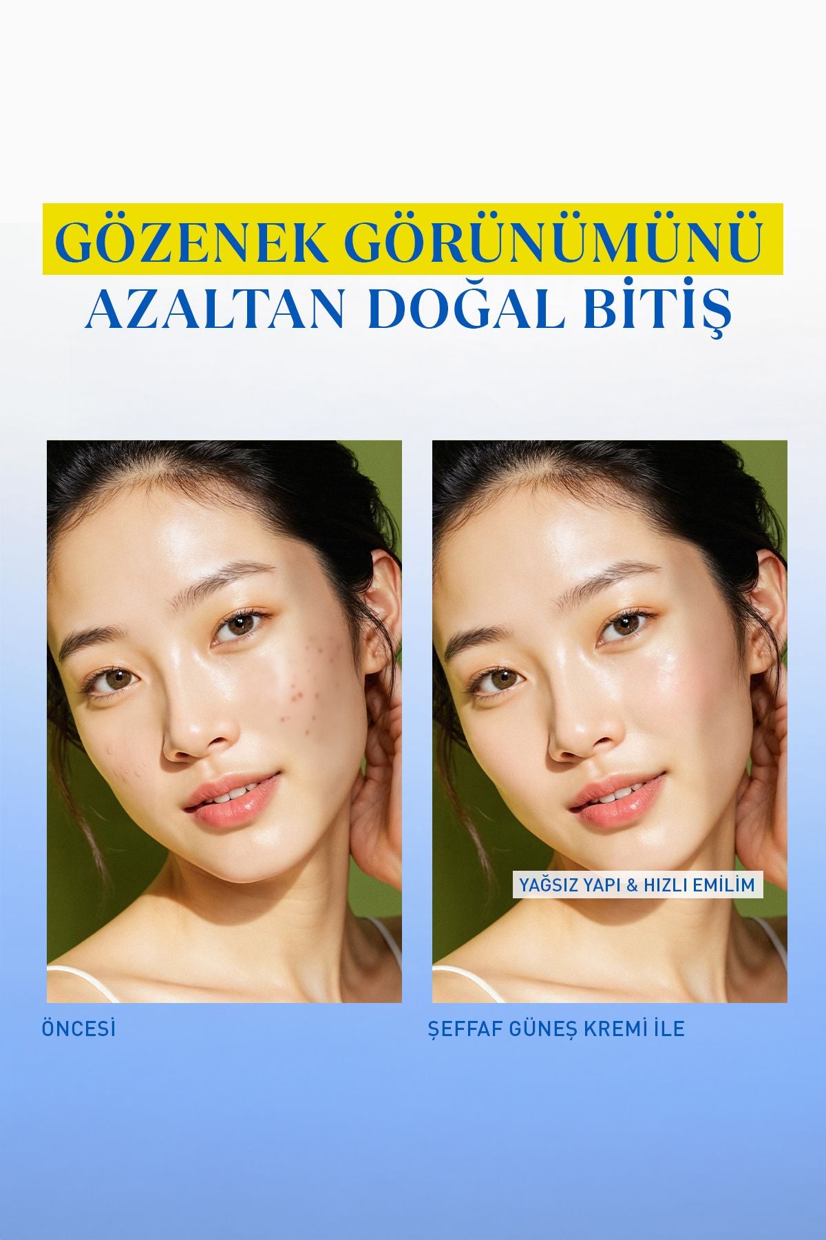 Aydınlatıcı Nemlendirici Şeffaf Su Bazlı Makyaj Altı Tüm Ciltler Için Vücut Yüz Güneş Kremi Spf 50