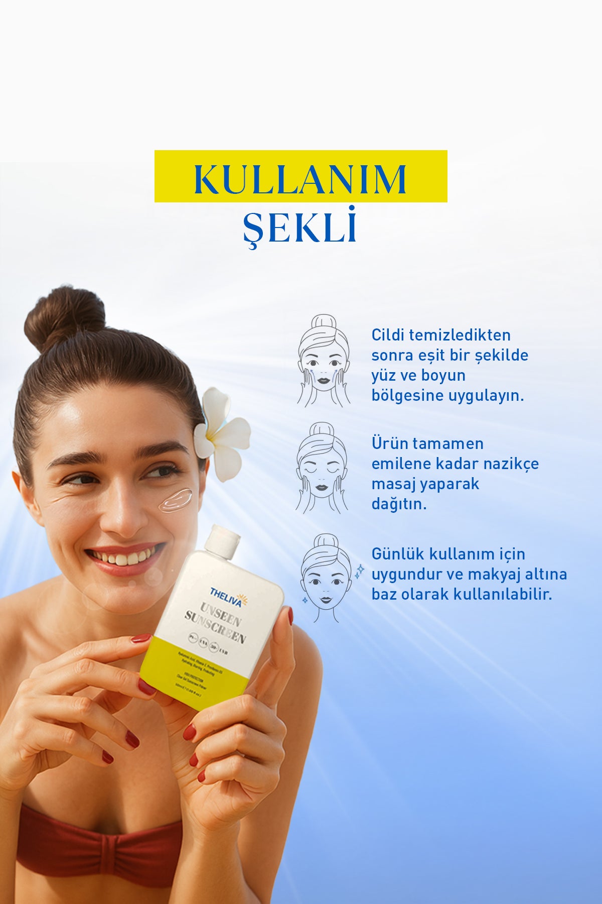 Brightening Moisturizing Transparent Water-Based Makeup Under-Skin Sunscreen for All Skin Types, Body, Face, and SPF 50++