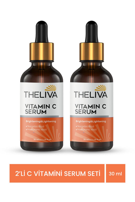 C Vitamini Serum Aydınlatıcı Hyaluronik Asit Cilt,Leke Yaşlanma ve Kırışıklık Karşıtı Yüz Serumu
