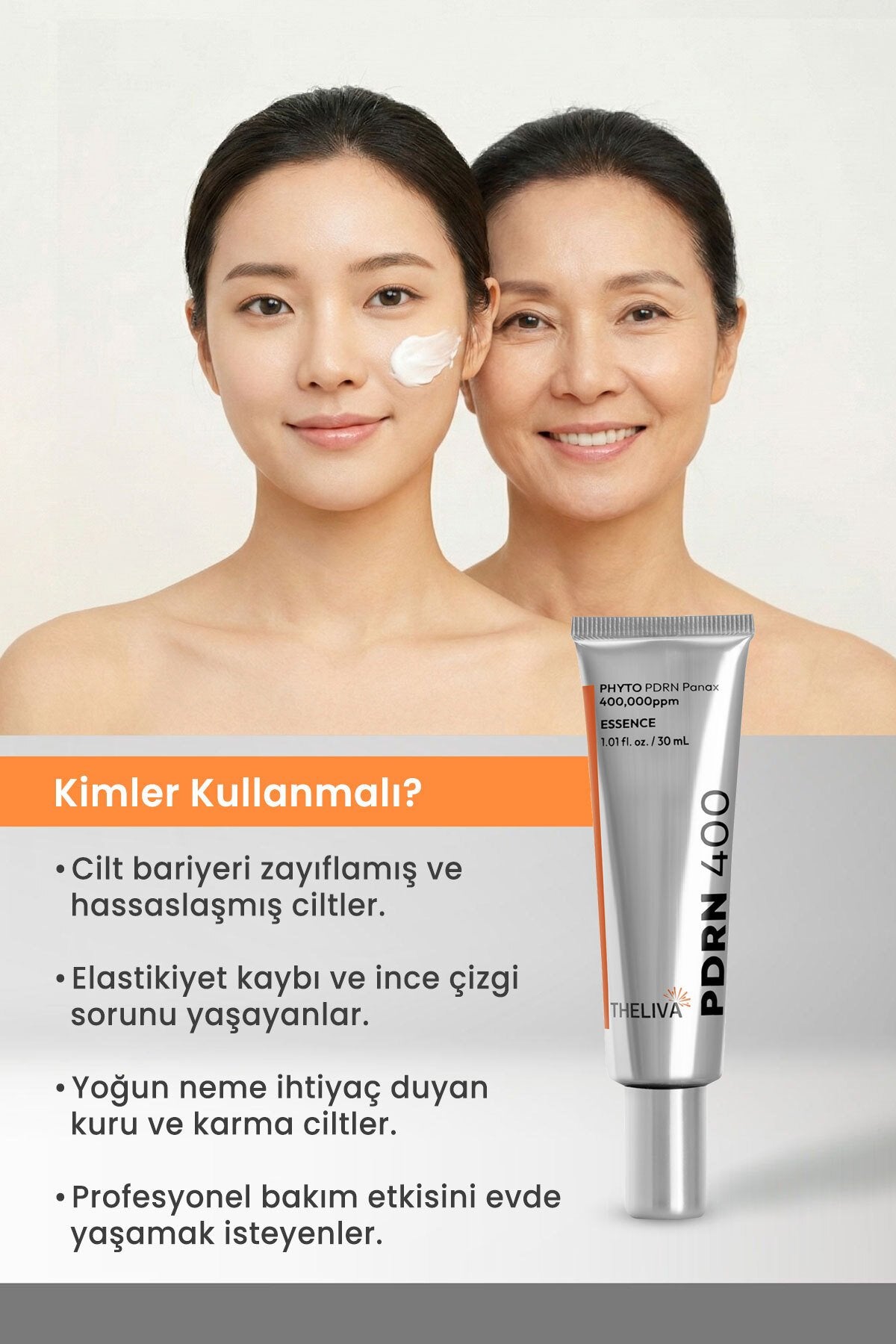 PDRN Aydınlıtıcı Nemlendirici Yüz Leke Kremi, yaşlanma ve kırışıklık karşıtı, Somon dna 30ml -2 Adet