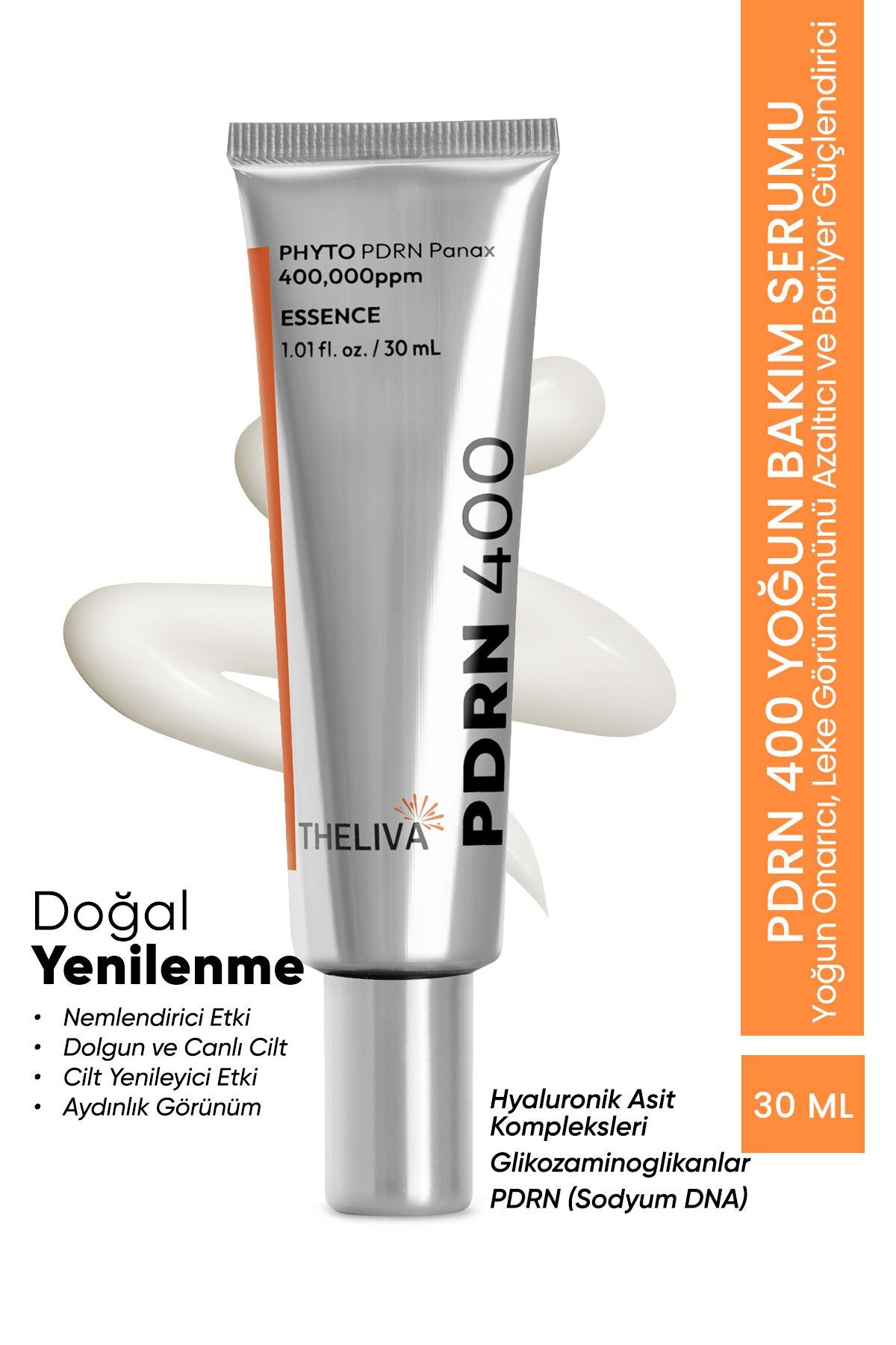 PDRN Aydınlıtıcı Nemlendirici Yüz Leke Kremi, yaşlanma ve kırışıklık karşıtı, Somon dna 30ml -2 Adet